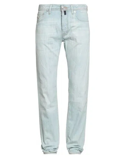 Jacob Cohёn Man Jeans Blue Size 33 Cotton In White