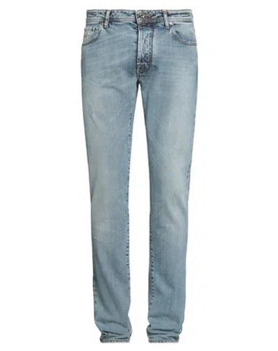 Jacob Cohёn Man Jeans Blue Size 34 Cotton, Elastane