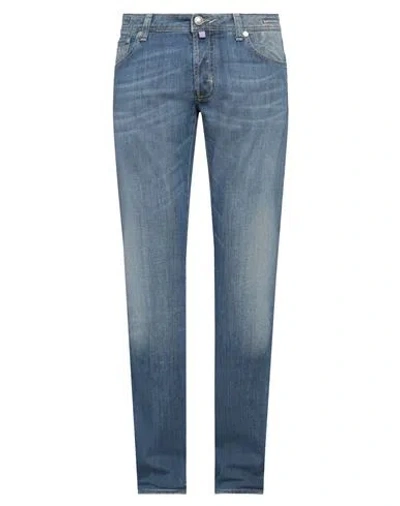Jacob Cohёn Man Jeans Blue Size 30 Cotton, Elastane