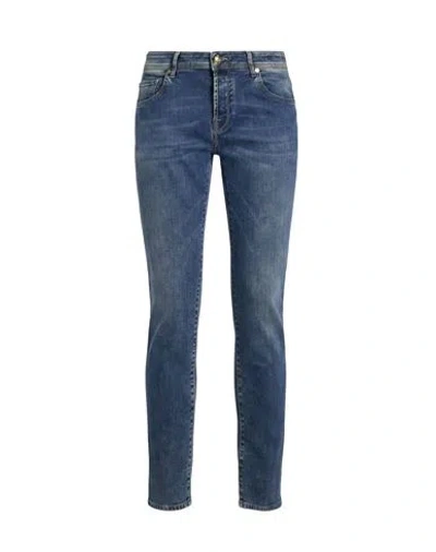 Jacob Cohёn Man Jeans Blue Size 34 Cotton, Elastomultiester, Elastane