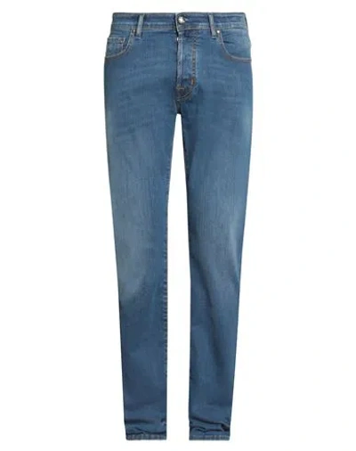 Jacob Cohёn Man Jeans Blue Size 34 Cotton, Polyester, Elastane