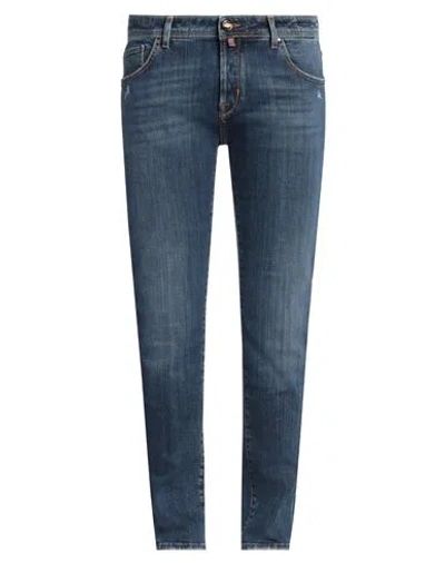 Jacob Cohёn Man Jeans Blue Size 35 Cotton, Elastane