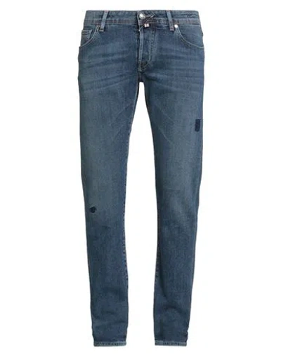 Jacob Cohёn Man Jeans Blue Size 35 Cotton, Elastane