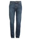 Jacob Cohёn Man Jeans Blue Size 32 Cotton, Elastane, Polyester In Blue