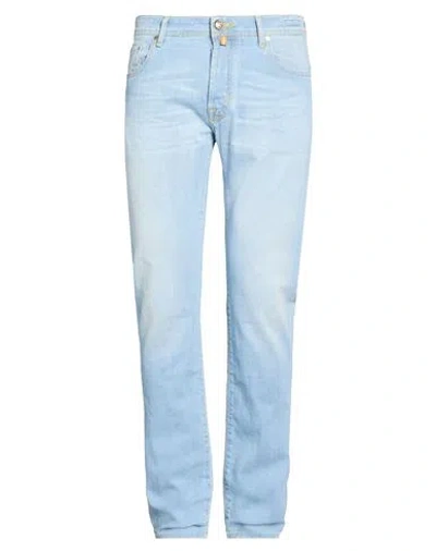Jacob Cohёn Man Jeans Blue Size 35 Cotton, Elastomultiester, Elastane