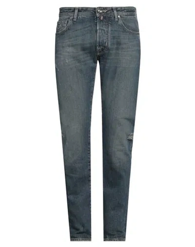 Jacob Cohёn Man Jeans Blue Size 35 Cotton, Polyester