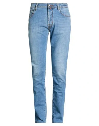Jacob Cohёn Man Jeans Blue Size 35 Cotton, Polyester, Elastomultiester, Elastane
