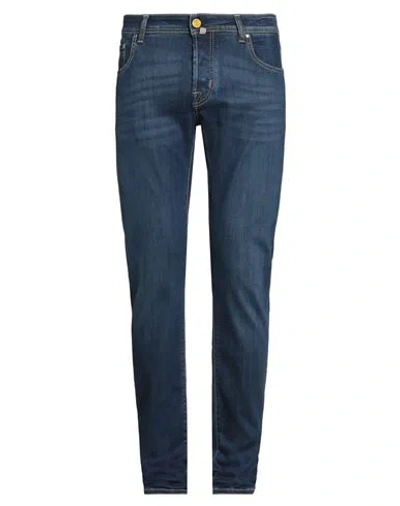 Jacob Cohёn Man Jeans Blue Size 35 Viscose, Cotton, Lyocell, Polyester, Elastane