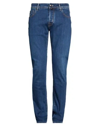 Jacob Cohёn Man Jeans Blue Size 38 Cotton, Lyocell, Elastomultiester, Elastane