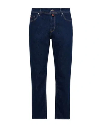 Jacob Cohёn Man Jeans Blue Size 40 Polyester, Cotton