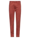 Jacob Cohёn Man Jeans Brick Size 31 Cotton, Modal, Elastane, Polyester In Orange