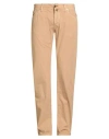 Jacob Cohёn Man Jeans Camel Size 34 Cotton In Brown