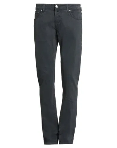 Jacob Cohёn Man Jeans Charcoal Size 31 Cotton, Elastane, Polyester In Gray