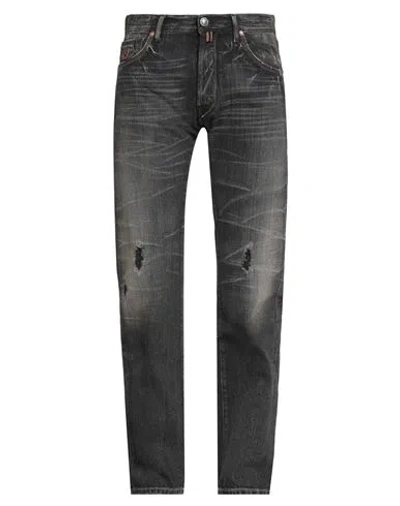 Jacob Cohёn Man Jeans Charcoal Size 33 Cotton In Black