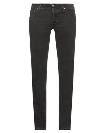 Jacob Cohёn Man Jeans Dark Brown Size 31 Cotton, Elastane