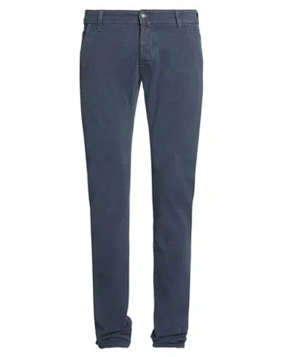 Jacob Cohёn Man Jeans Dark Purple Size 38 Cotton, Elastane, Polyester