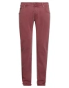 Jacob Cohёn Man Pants Garnet Size 32 Cotton, Elastane In Brown
