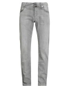 Jacob Cohёn Man Jeans Grey Size 33 Cotton, Elastane In Gray