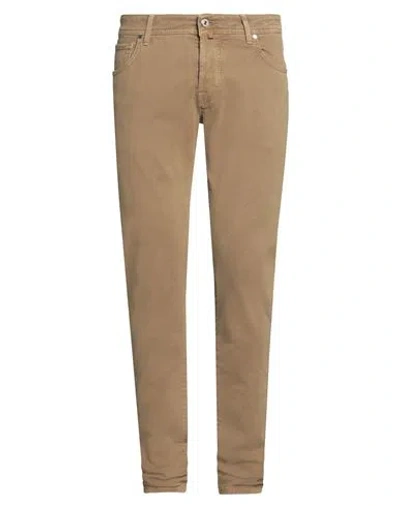 Jacob Cohёn Man Jeans Khaki Size 35 Cotton, Elastane, Polyester
