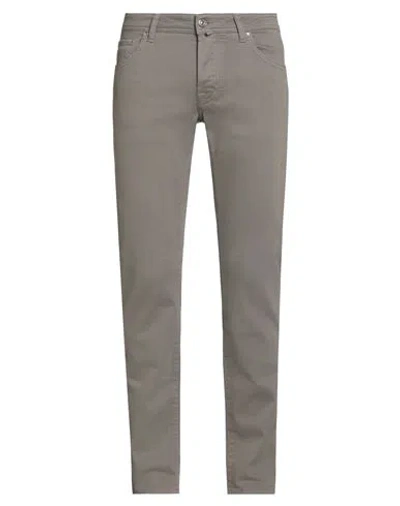 Jacob Cohёn Man Jeans Light Brown Size 32 Cotton, Elastane In Sand