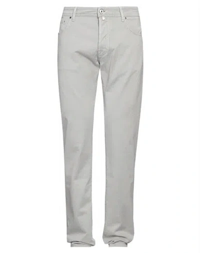 Jacob Cohёn Man Jeans Light Grey Size 36 Cotton, Modal, Elastane, Polyester In White
