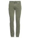 Jacob Cohёn Man Jeans Military Green Size 31 Cotton, Elastane, Polyester