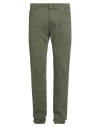 Jacob Cohёn Man Jeans Military Green Size 34 Cotton, Lyocell, Elastane, Polyester In Green
