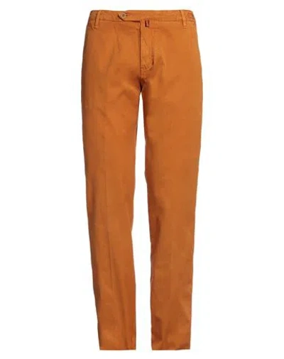 JACOB COHЁN JACOB COHЁN MAN JEANS ORANGE SIZE 34 COTTON
