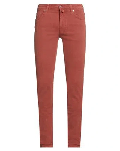 Jacob Cohёn Man Jeans Rust Size 33 Cotton, Elastane, Polyester