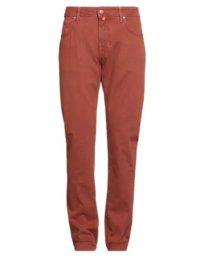 Jacob Cohёn Man Jeans Rust Size 34 Cotton, Elastane, Polyester