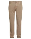 Jacob Cohёn Man Jeans Sand Size 35 Cotton, Lyocell, Elastane, Polyester In Brown