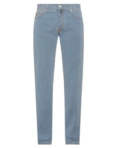 Jacob Cohёn Man Jeans Slate Blue Size 33 Cotton