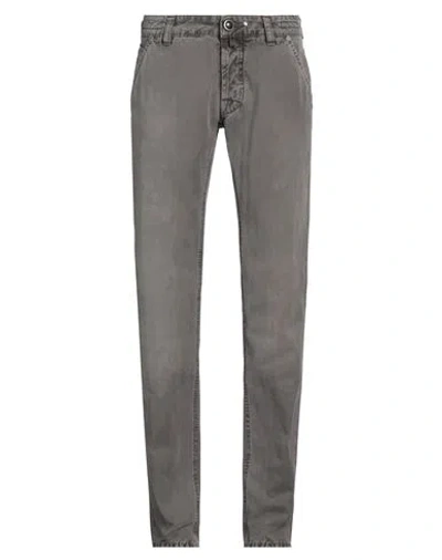 Jacob Cohёn Man Jeans Taupe Size 33 Cotton In Gray