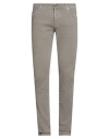 Jacob Cohёn Man Jeans Taupe Size 34 Cotton, Elastane, Polyester In Gray
