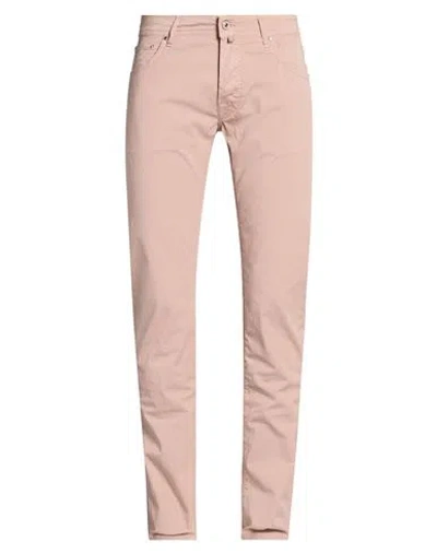 Jacob Cohёn Man Pants Antique Rose Size 35 Cotton, Elastane, Polyester In Pink