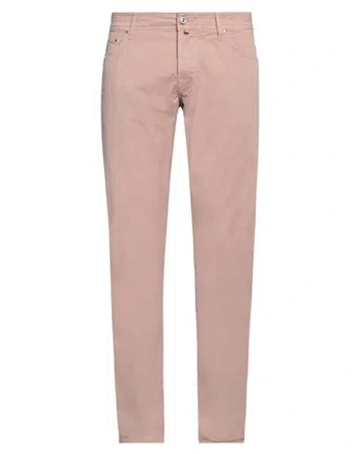 Jacob Cohёn Man Pants Antique Rose Size 35 Cotton, Elastane, Polyester In Pink