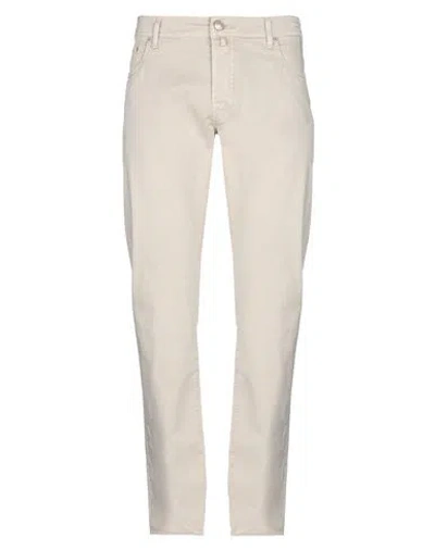 Jacob Cohёn Man Pants Beige Size 29 Cotton, Elastane In Beige