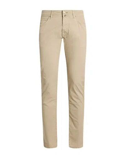 Jacob Cohёn Man Pants Beige Size 30 Cotton, Elastane