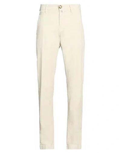 Jacob Cohёn Man Pants Beige Size 30 Cotton, Elastane In Sand