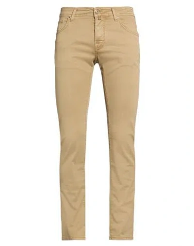 Jacob Cohёn Man Pants Beige Size 31 Cotton, Lyocell, Elastane, Polyester In Nude