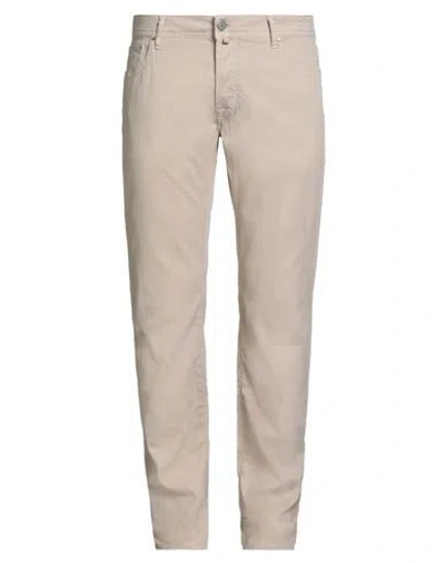 Jacob Cohёn Man Pants Beige Size 33 Cotton, Lyocell, Elastane In Nude