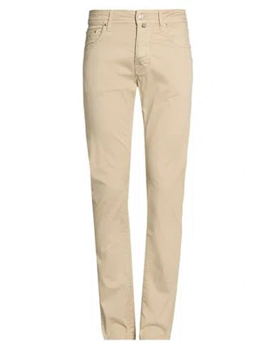 Jacob Cohёn Man Pants Beige Size 33 Cotton, Lyocell, Elastane In Neutral