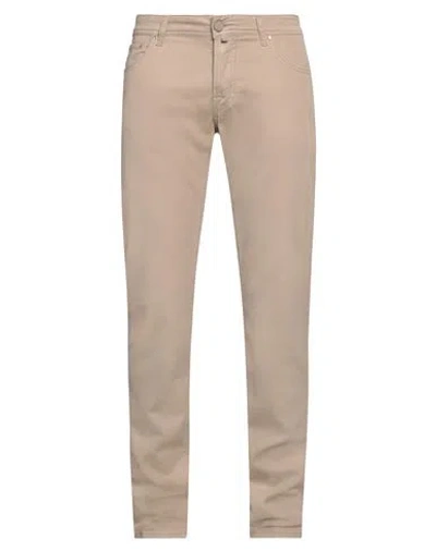 Jacob Cohёn Man Pants Beige Size 33 Modal, Cotton, Elastane