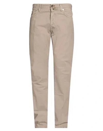 Jacob Cohёn Man Pants Beige Size 34 Cotton In Brown