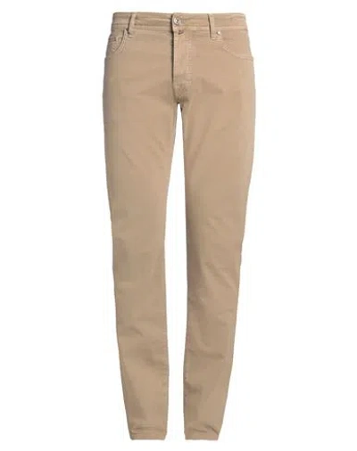 Jacob Cohёn Man Pants Beige Size 32 Cotton, Elastane