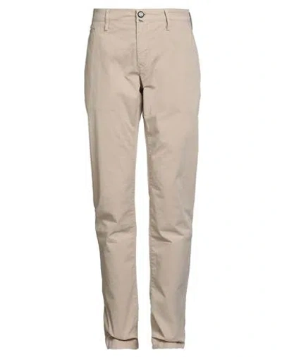 Jacob Cohёn Man Pants Beige Size 34 Cotton, Elastane, Polyester In Neutral