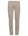 Jacob Cohёn Man Pants Beige Size 35 Cotton, Elastane In Brown