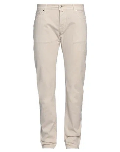 Jacob Cohёn Man Pants Beige Size 35 Cotton, Elastane