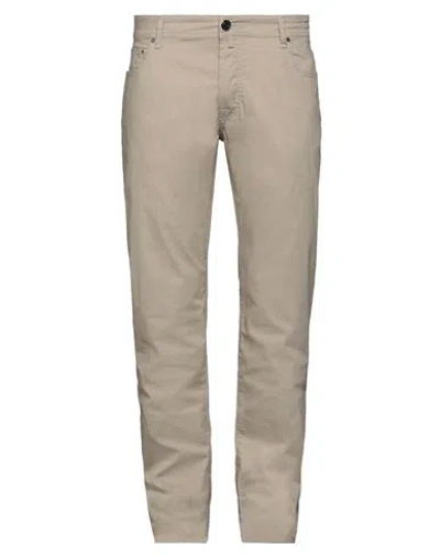 Jacob Cohёn Man Pants Beige Size 35 Cotton, Polyamide, Elastane In Neutral