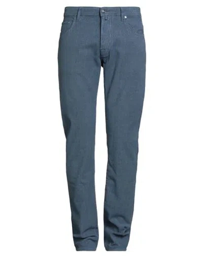 Jacob Cohёn Man Pants Blue Size 35 Cotton, Elastane